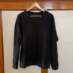 Everlane Men’s Black French Terry Longsleeve Crewneck
